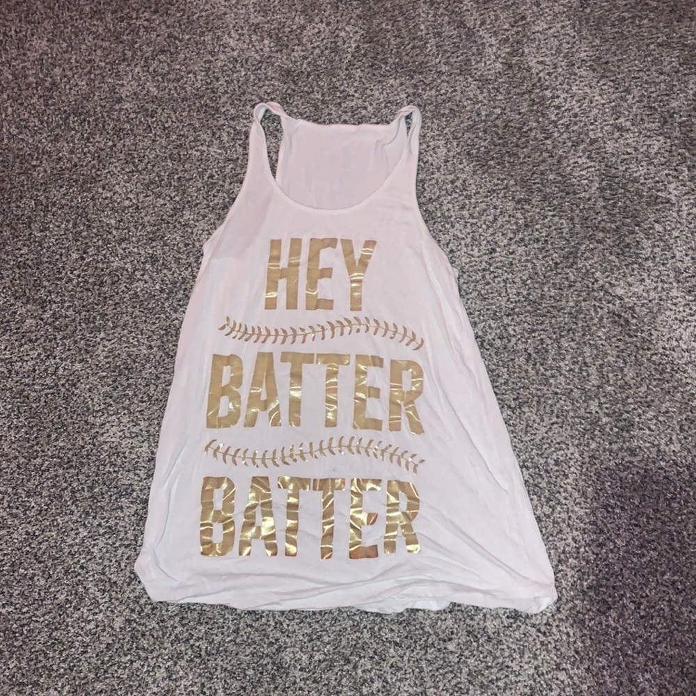 softball athletic tank top